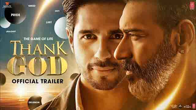 Thank God Trailer - Ajay Devgn, Sidharth Malhotra, Rakul Preet